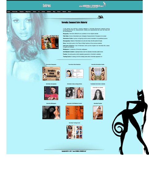 extras section screenshot